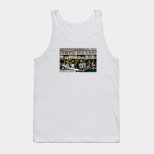 Denny's Ice Cream Shop on Surf Avenue at Coney Island Tank Top